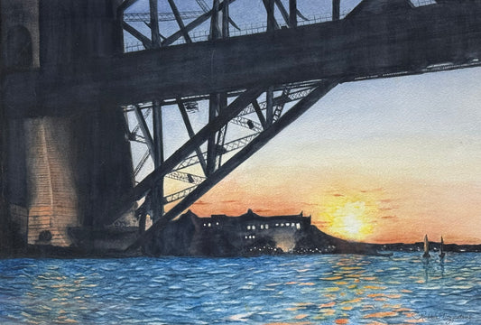 Sidney Harbor at Sunset